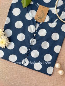 Alternative view of "Taani" Polka Dot Cotton kurta