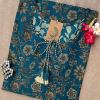 "Sunaina" Hand Block Printed Laced Cotton kurta - Big Size