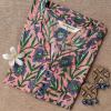 "Vaidehi" Hand Block Printed Laced Cotton kurta