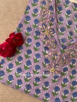 Alternative view of "Kimaya" Hand Work Cotton kurta