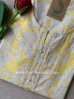 Alternative view of "Maala" Buttoned Cotton kurta