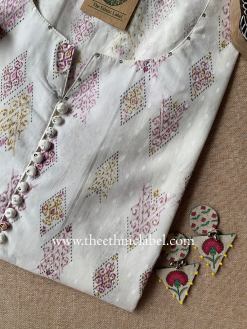 Alternative view of "Sugandha" Buttoned Cotton kurta - Big Size