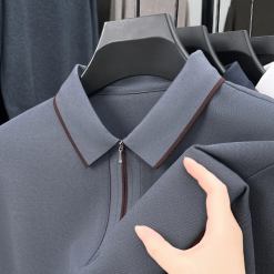 striped light luxury high design top casual T-shirt