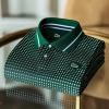 Men’s Classic Business Logo Button Short Sleeve