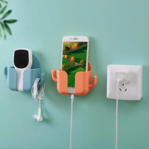 Multi-functional Wall Mounted Holder with Side Hooks (Pack of 4)