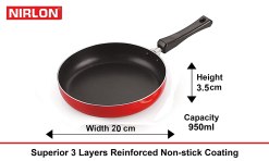 Alternative view of NIRLON Kitchen Non Stick Cookware Combo Sets 4 Piece